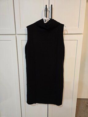 Divine Heart By Anthropologie Women's Tunic Sweater Large L Black Long